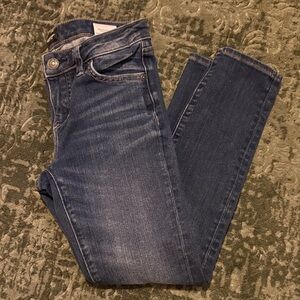 Women's Silver Cropped Jeans Size 24